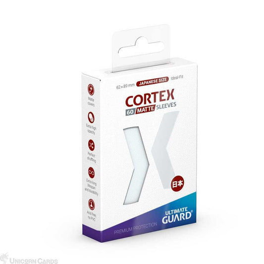 Ultimate Guard Cortex Sleeves Japanese Size Matte Transparent (60)