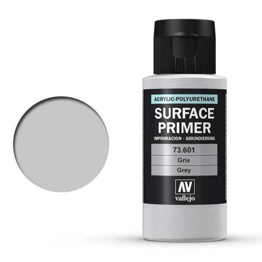 Vallejo Acrylic Polyurethane - Primer Grey 60ml - VAL73601