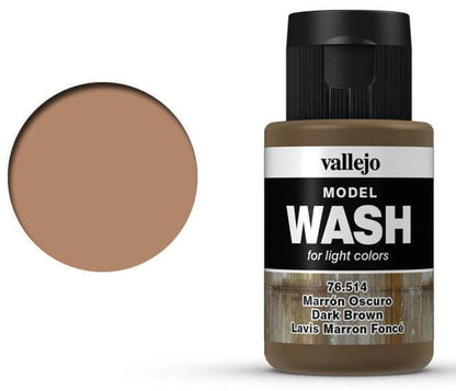 Vallejo Dark Brown Wash
