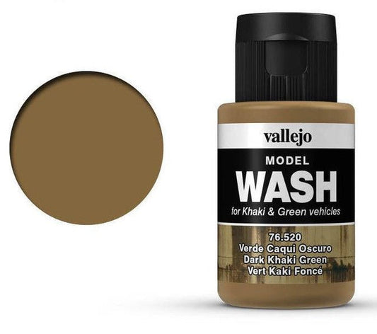 Vallejo Dark Khaki Green Wash