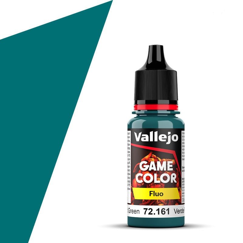 Vallejo Game Color Fluo - Fluorescent Cold Green (18ml)