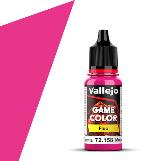 Vallejo Game Color Fluo - Fluorescent Magenta (18ml)