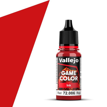 Vallejo Game Color Game Ink - Red (18ml)