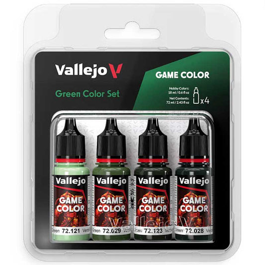 Vallejo Game Color - Green Set (x4)