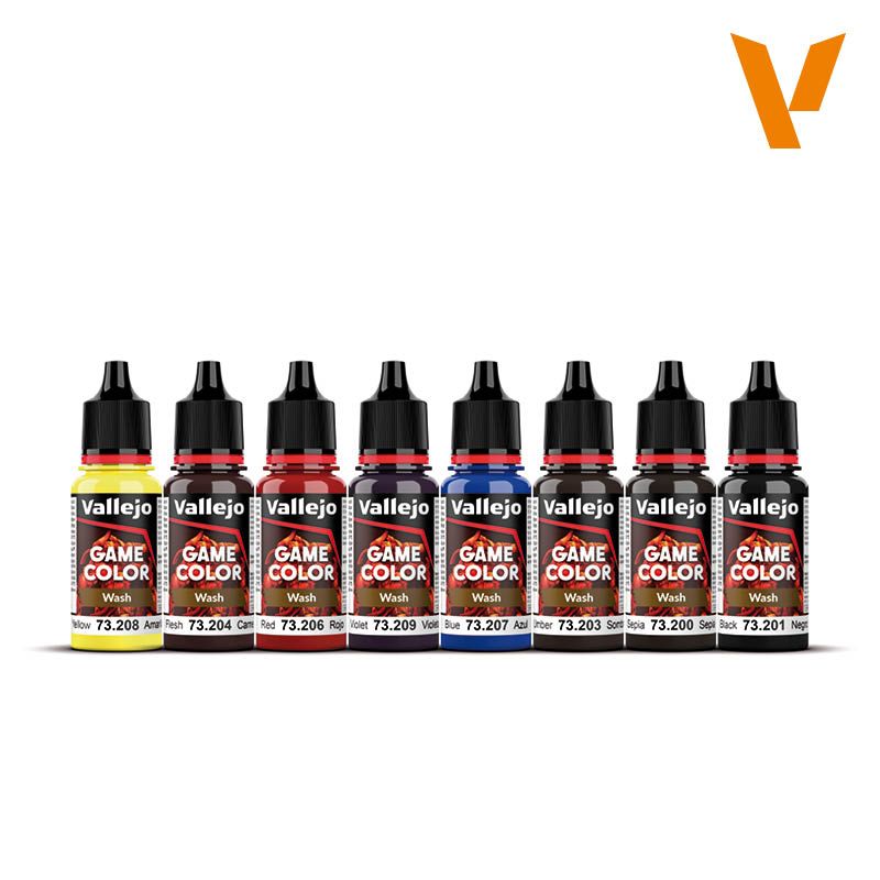 Vallejo Game Color Set - Game Color Wash 72.190