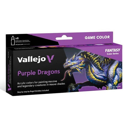Vallejo Game Color Set - Purple Dragons 72.194