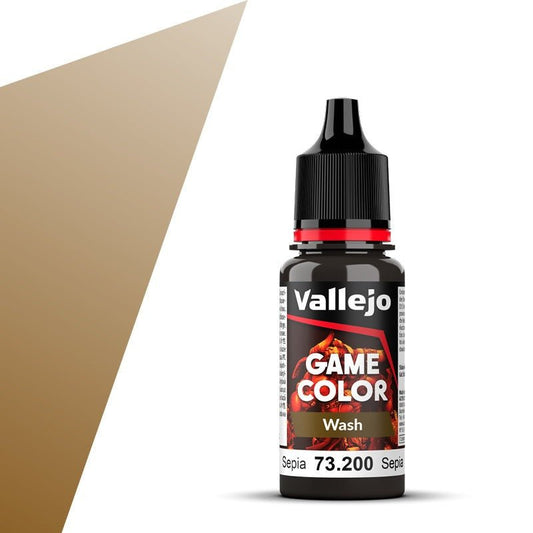 Vallejo Game Color Wash - Sepia (18ml)