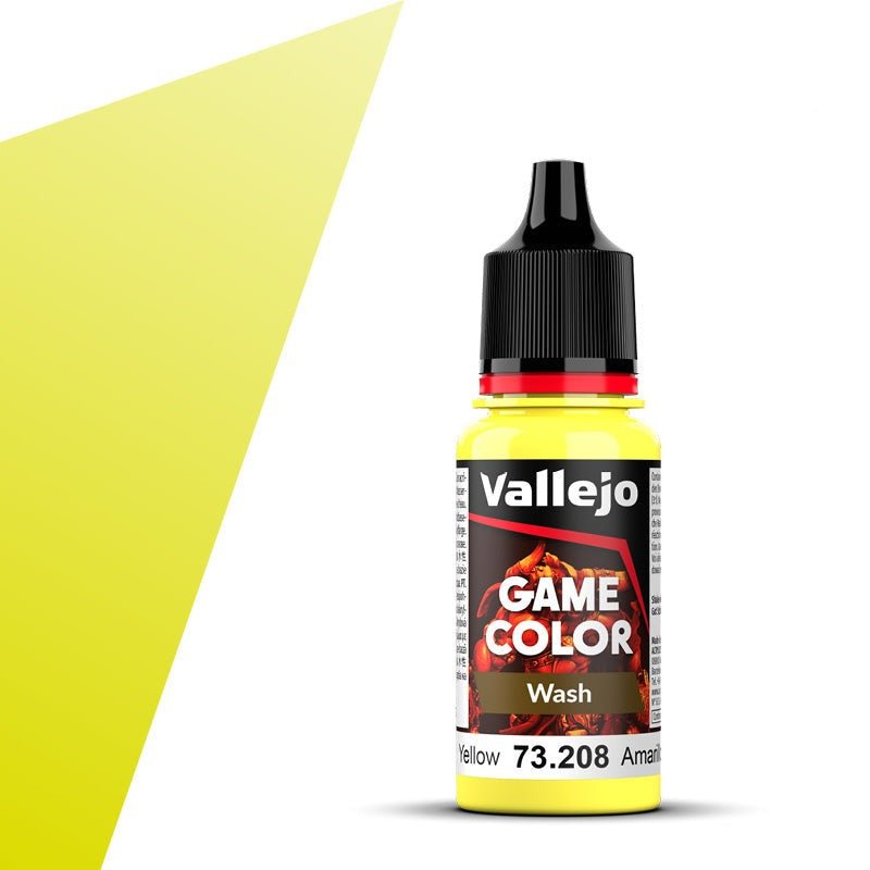 Vallejo Game Color Wash - Yellow (18ml)