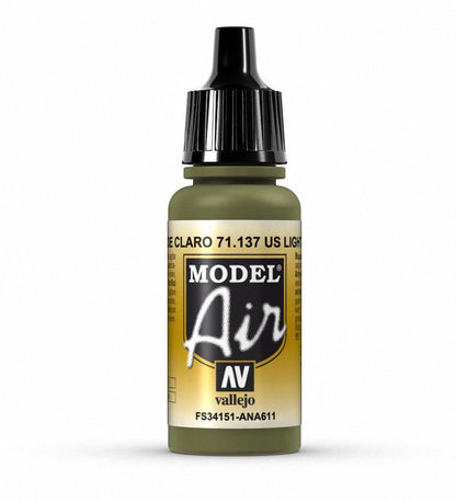 Vallejo Model Air 17ml - US Light Green (FS34151)