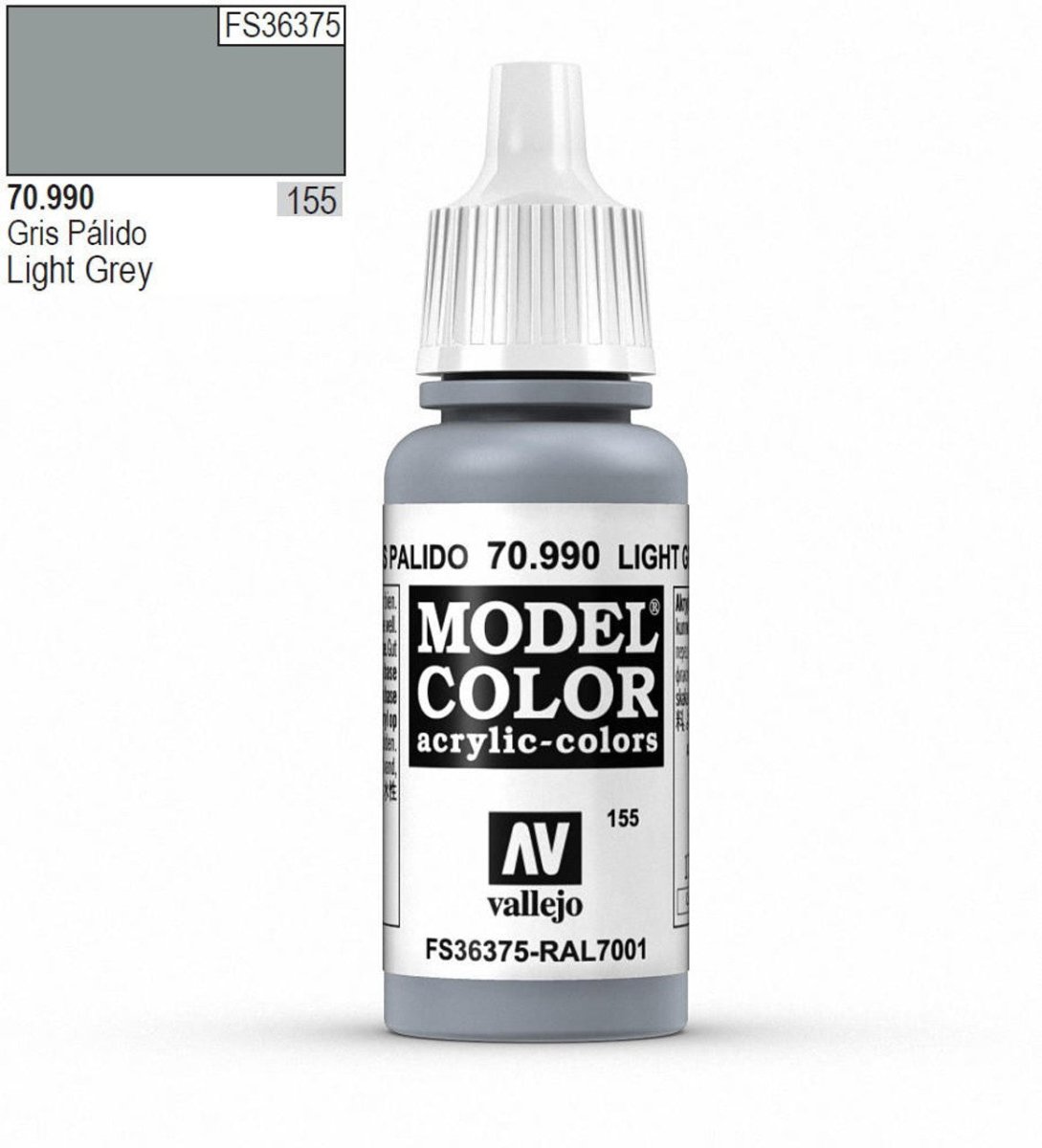 Vallejo Model Color - Light Grey