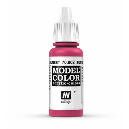 Vallejo Model Color - Sunset Red