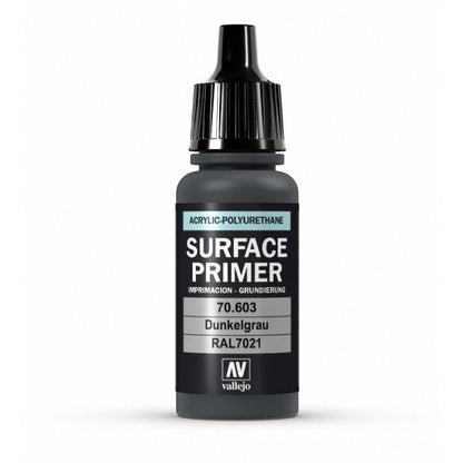 Vallejo Polyurethane - Primer German Panzer Grey (RAL 7021) 17ml
