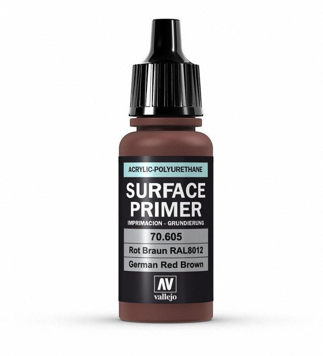 Vallejo Polyurethane - Primer German Red Brown (RAL 8012) 17ml