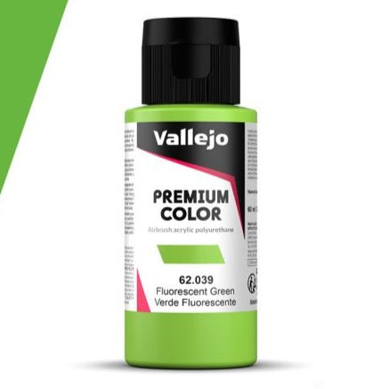 Vallejo Premium Color 60ml - Green Flourescent