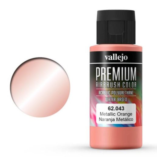 Vallejo Premium Color 60ml - Metallic Orange