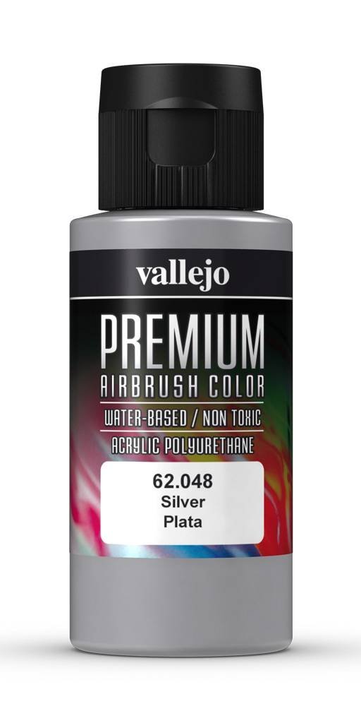 Vallejo Premium Color 60ml - Silver