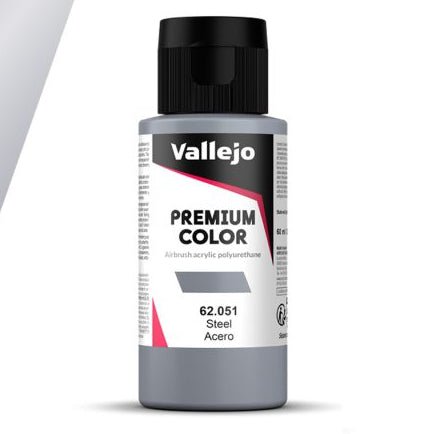 Vallejo Premium Color 60ml - Steel