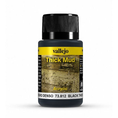 Vallejo Weathering Effects 40ml - Black Thick Mud