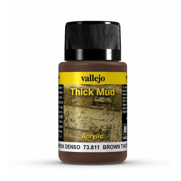 Vallejo Weathering Effects 40ml - Brown Thick Mud
