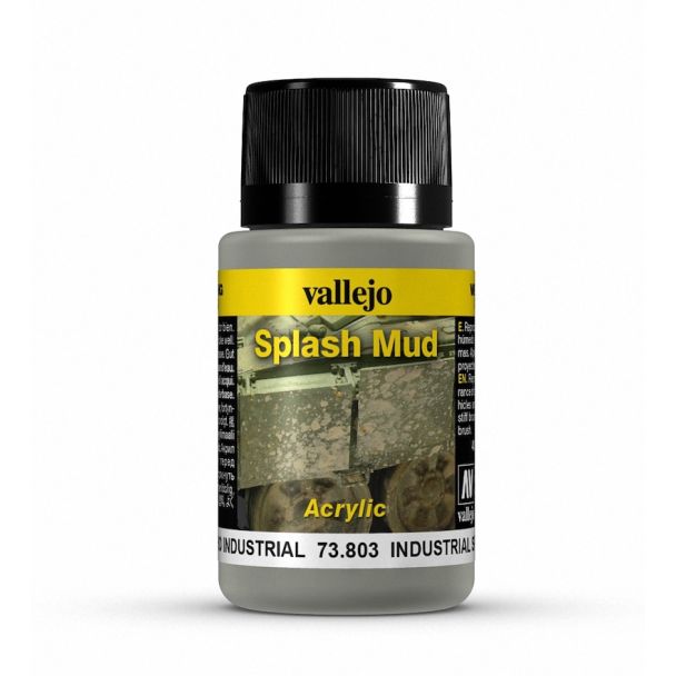 Vallejo Weathering Effects 40ml - Industrial Splash Mud