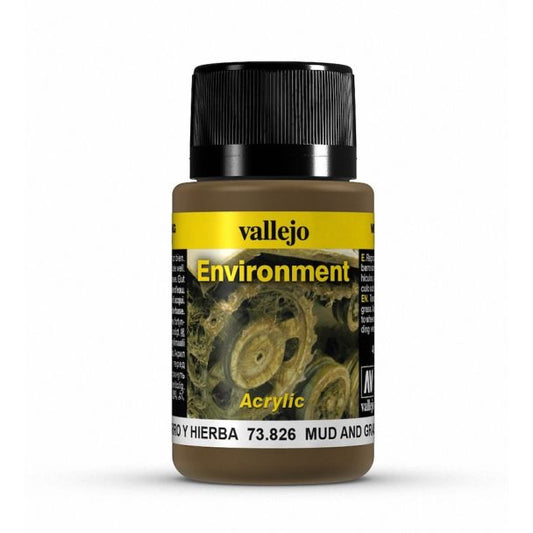 Vallejo Weathering Effects 40ml - Mud and Grass Effect