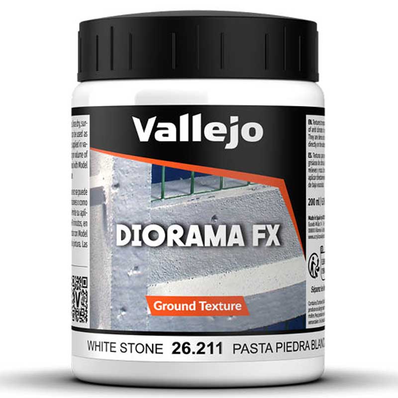 Vallejo White Stone Paste 200ml