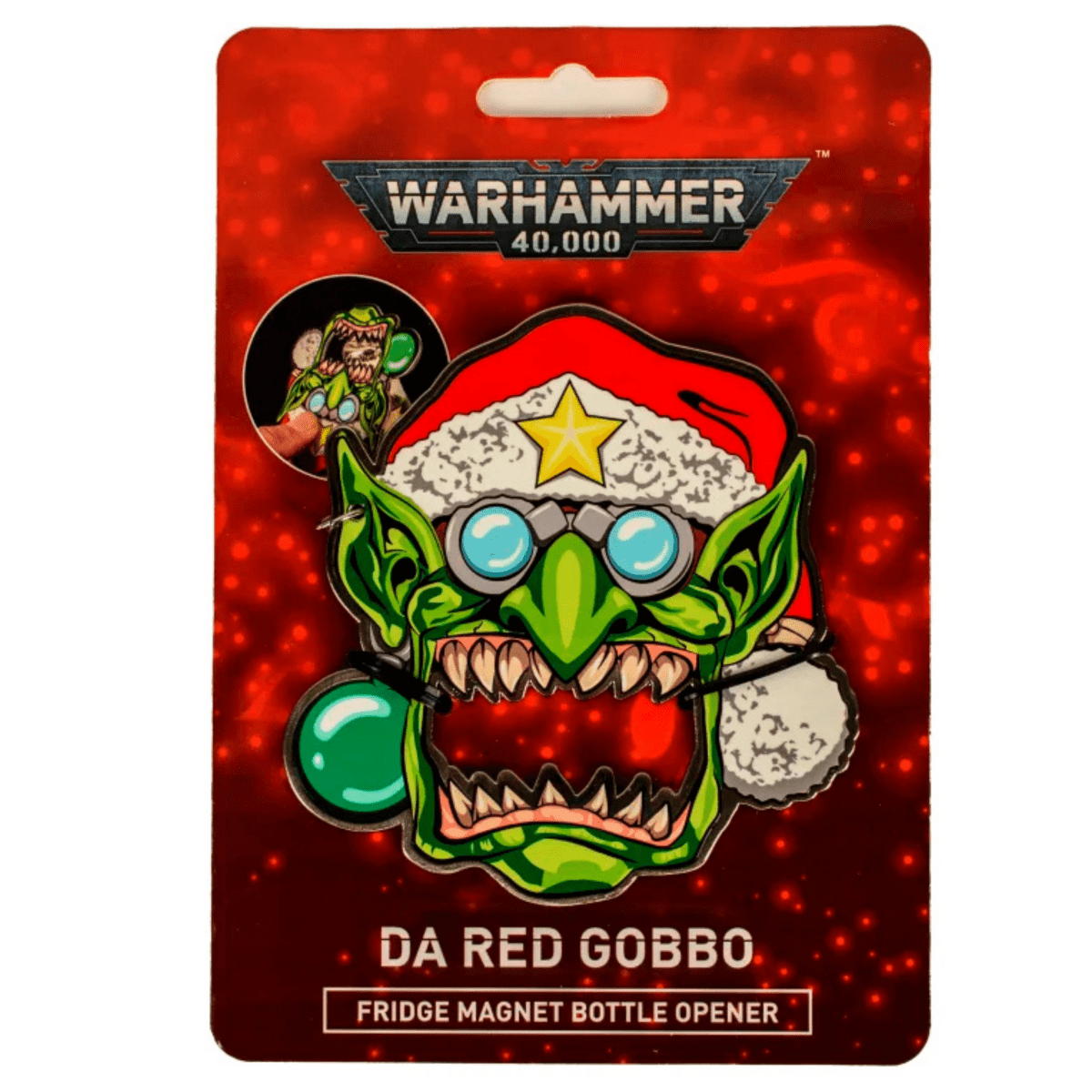 Warhammer 40,000: Da Red Gobbo Fridge Magnet Bottle Opener