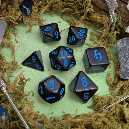Blue Witch Dice Set
