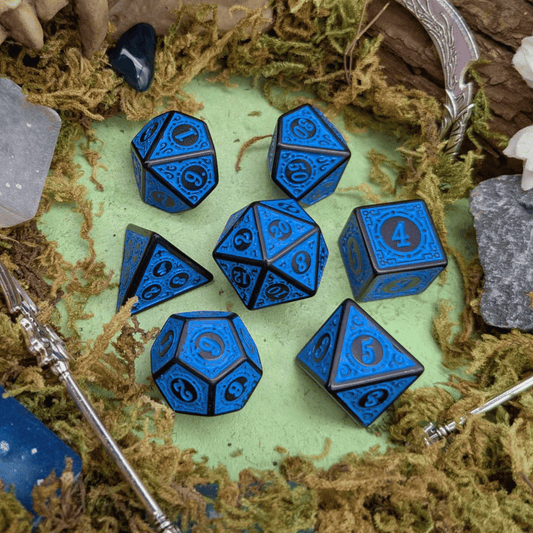 Blue Zoltar Dice Set